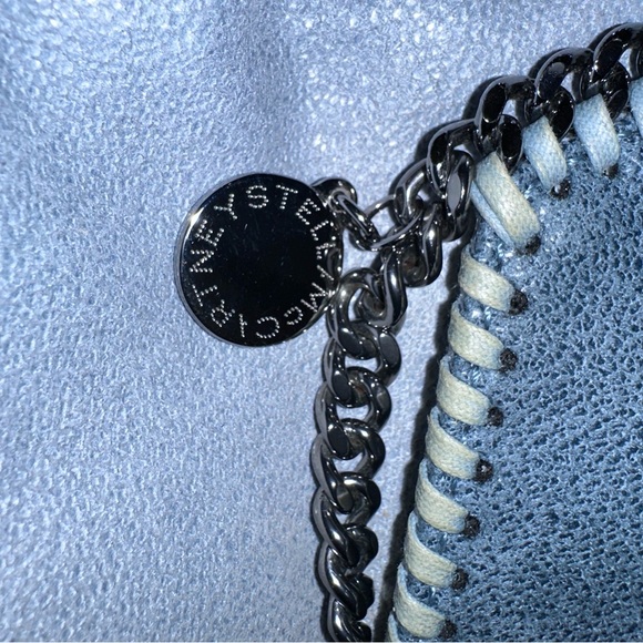 Stella McCartney Falabella Crossbody – Ice Blue Shaggy Deer | EUC 💎 - Picture 9 of 16